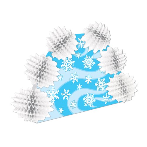 Beistle Snowflake Pop-Over Centerpiece Party Accessory (1 count) (1/Pkg)