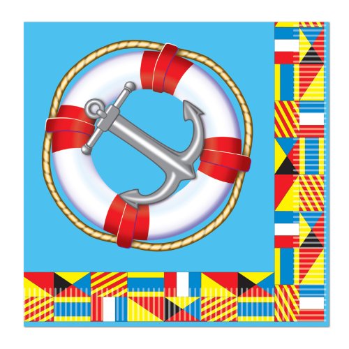 Beistle Nautical Luncheon Napkins (2-Ply) (16/Pkg)