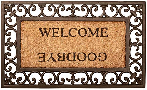 Esschert Design Welcome/Goodbye Door Mat - Rectangle