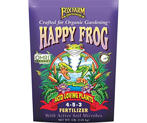 BFG supply FoxFarm FX14610 Happy Frog Acid Loving Plants Fertilizer, 4 lb Bag Nutrients