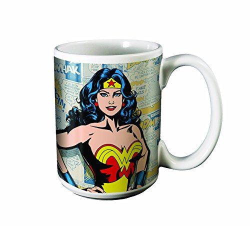 Spoontiques Wonder Woman Coffee Mug, Multicolor