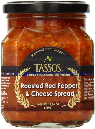 Tassos Red Pepper Coulis Spread, 12.36 Ounce