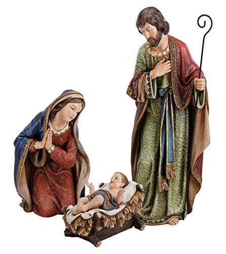 Roman - 3PC ST 22"ADORNED HOLY FAMLY