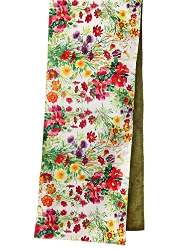Regency International Summer Floral Runner, Fabric, 72-Inch Length