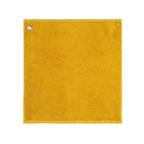 Coucke Kitchen towel in cotton, yellow, 50X50 cm, Machine Washable