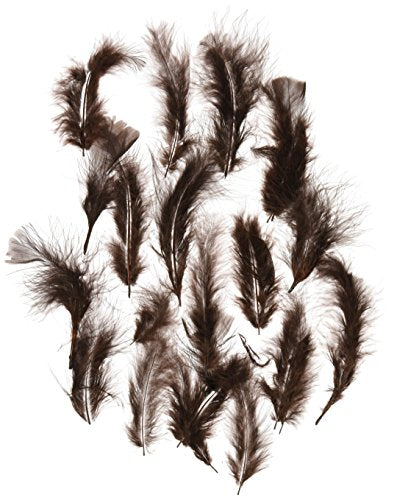 Midwest Design Touch of Nature 30311 Fluffy Feathers, Dark Brown