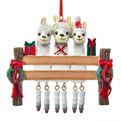 Kurt Adler Llama Family of 3 Ornament