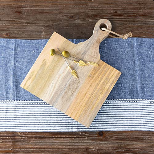Park Hill Collection Wood Cutting Board with Rope Loop (Small Deli)