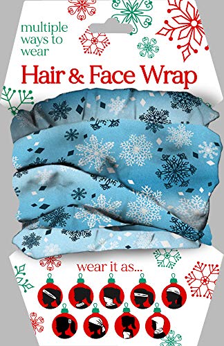 Spoontiques Snowflakes Hair/face Wrap