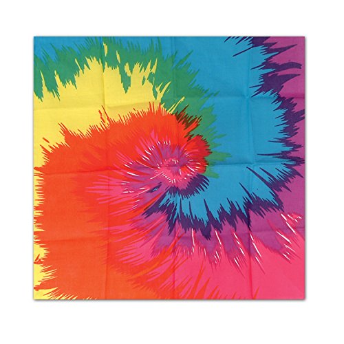 Beistle Funky Tie-Dyed Bandana Party Accessory (1 count)