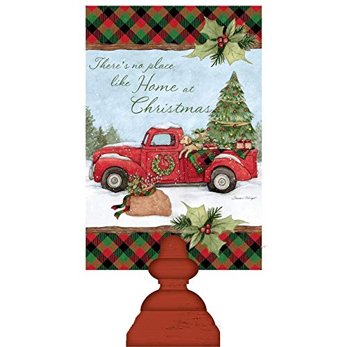 Lang Companies, Home for Christmas Pedestal Sign by Susan Winget