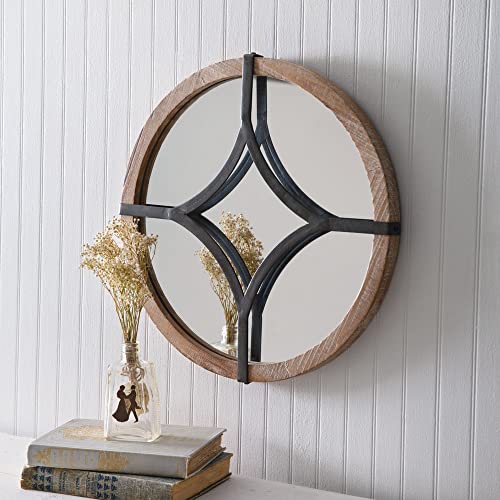CTW Home Collection 530488 Round Small Steeple Mirror, 16-inch Diameter