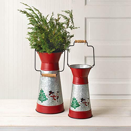 CTW 770343 Holiday Scene Containers with Handles, Set of 2