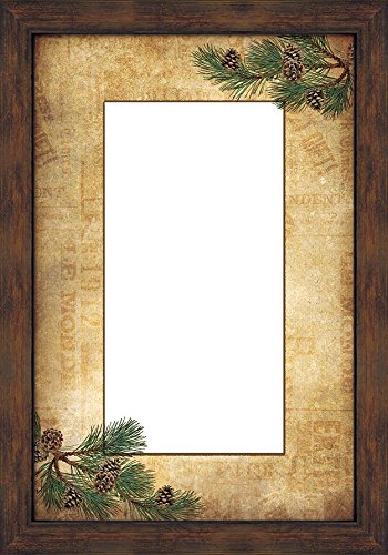 Wild Wings(MN) Pinecone Large Decorative Mirror by Persis Clayton Weirs