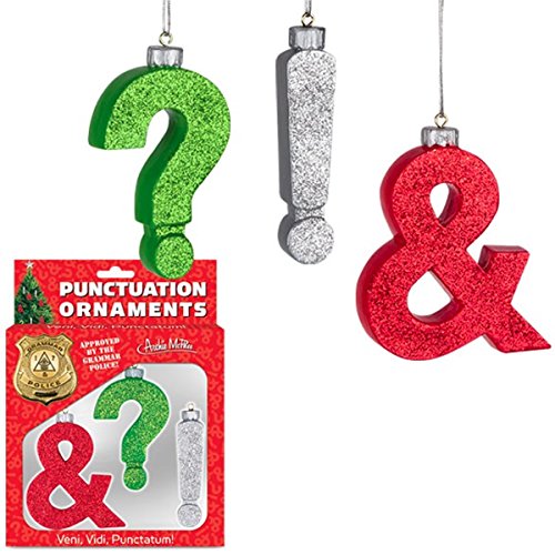 Archie Mcphee Punctuation Ornaments