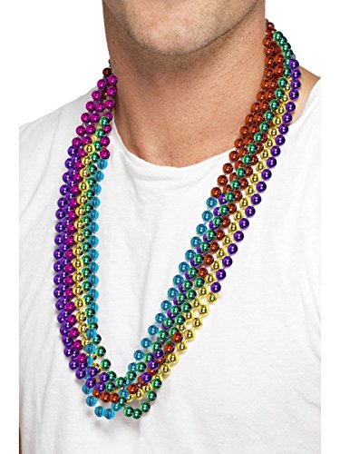 Smiffys 43518 Party Beads (One Size)