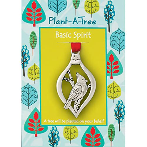 Basic Spirit Handcrafted Christmas Ornament - Cardinal - Home D‚àö¬©cor, for Tree Decoration