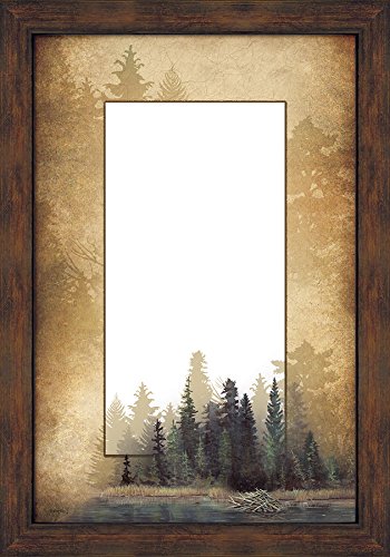 Wild Wings(MN) Misty Forest Large Decorative Mirror by Bob Metropulos