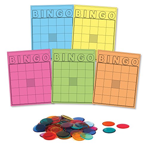 HYGLOSS HYG87135 Classroom Bingo Set, 1000 Chips, 50 Cards (Pack of 1050)