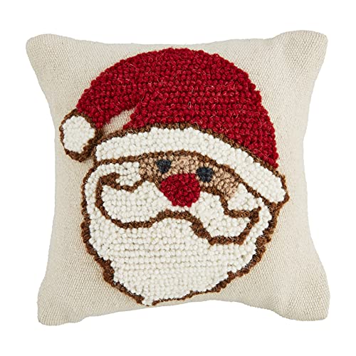 Mud Pie Mini Santa Pillow, 8-inch