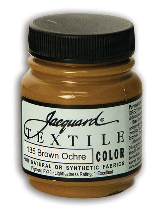 Jacquard Textile Paint 2.25 Oz Brown Ochre