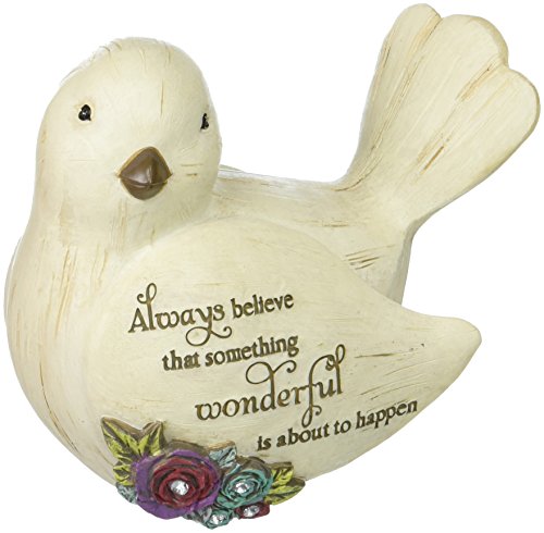 Pavilion Believe - 3.5" Bird Figurine - "Always believe that something wonderful is about to happen"