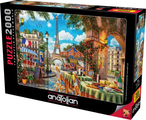 Anatolian Puzzle - Paris Day Out, 2000 Piece Jigsaw Puzzle, 3960,Multicolor,Standard