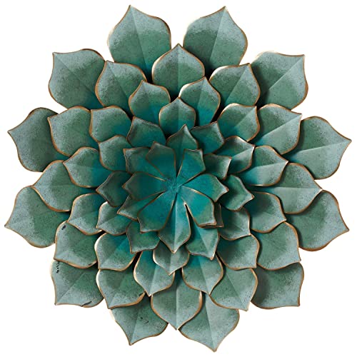 Ganz CBK Metal Large Layered Succulent Wall Decor 158701