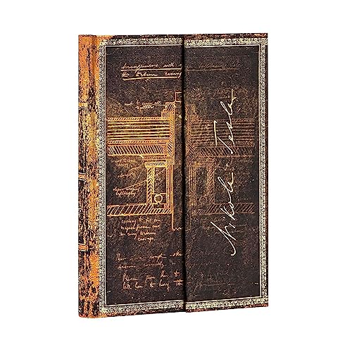 Paperblanks | Hardcover Journal | Tesla, Sketch of a Turbine | Unlined | Mini (100 √ó 140 mm)