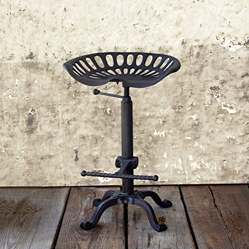 Park Hill Collection EFS81995 Tractor Seat Stool, 24-inch Height