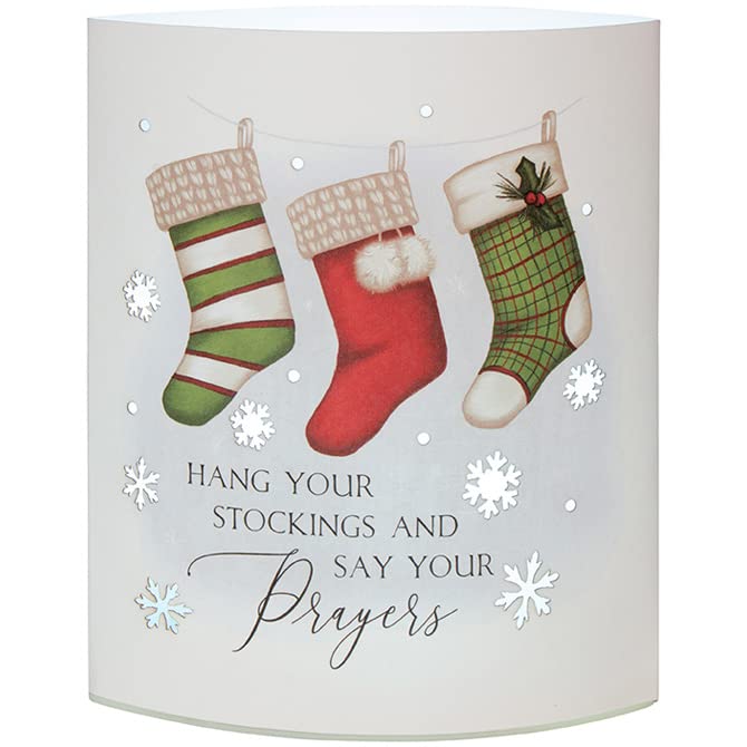 Carson Home Accents Stockings Paper Lantern, 6.5-inch Height