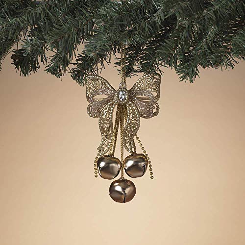 Gerson 2618620 Metal & Plastic Jingle Bell Ornament 9.25" H