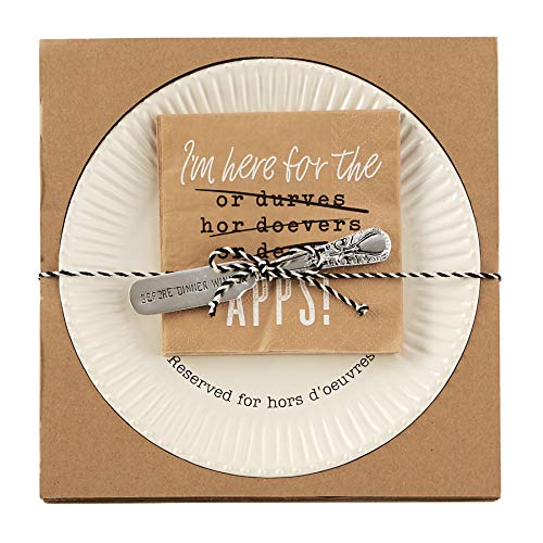 MUD PIE CIRCA HORS DOEUVRE SET, Small,Silver