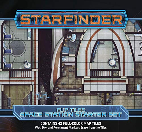 Paizo Starfinder Flip-Tiles: Space Station Starter Set