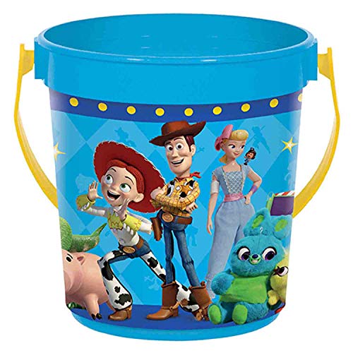 Amscan "Toy Story 4" Blue Party Favor Container, 4 7/8" H x 4 3/8" D