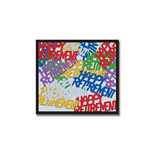 Beistle Happy Retirement Fanci-Fetti (multi-color) Party Accessory  (1 count) (.5 Oz/Pkg)