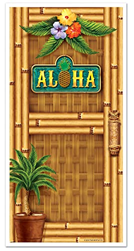 Beistle Aloha Door Cover, 30" x 5&