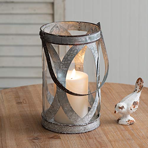 CTW Home Collection 790123 Bristol Pillar Candle Lantern, 8.5-inch Height