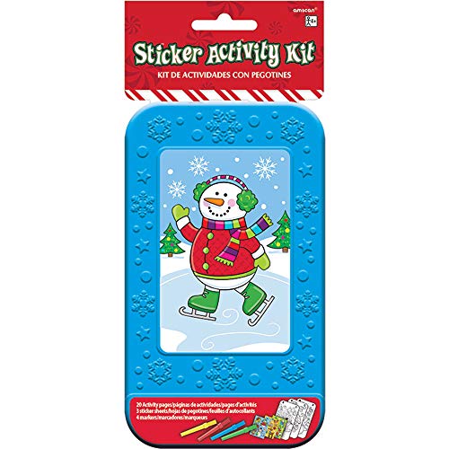 Amscan Christmas Winter Wonderland Activity Set, 27 Count