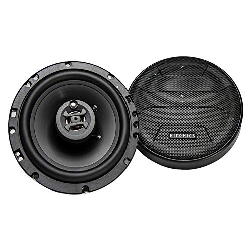 Maxxsonics Hifonics ZS653 Zeus Coaxial Car Speakers (Black, Pair) ‚Äö√Ñ√¨ 6.5 Inch Coaxial Speakers, 300 Watt, 3-Way Car Audio, Passive Crossover, Sound System (Grills Included)