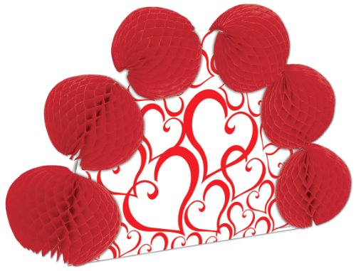 Beistle Valentine Pop-Over Centerpiece (different design front & back) Party Accessory  (1 count) (1/Pkg)