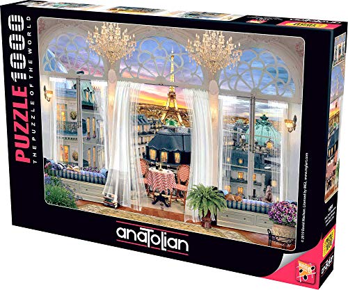 Anatolian Puzzle - Paris Roof Terrace, 1000 Piece Jigsaw Puzzle, 