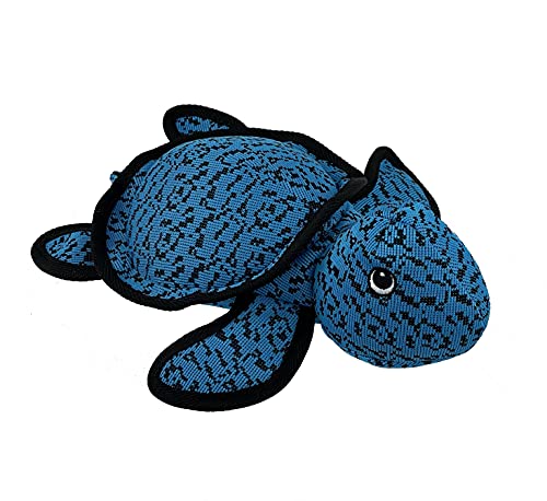 Pet Lou Squeaky Dog Toys Plush Dog Toys with Mulit-Colour and Size (Ocean Blue, 11 Inch)