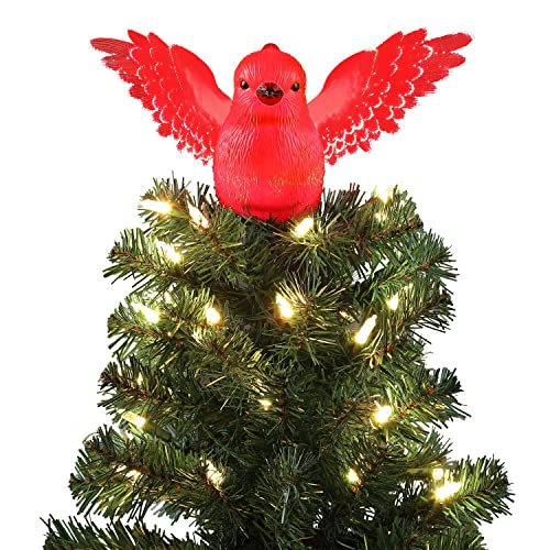 Mr. Christmas Fiber Optic Cardinal Tree Topper