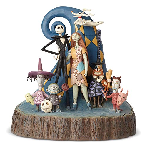 Enesco 6001287 Disney Traditions by Jim Shore Nightmare Before Christmas Carved by Heart Figurine 8" Multicolor