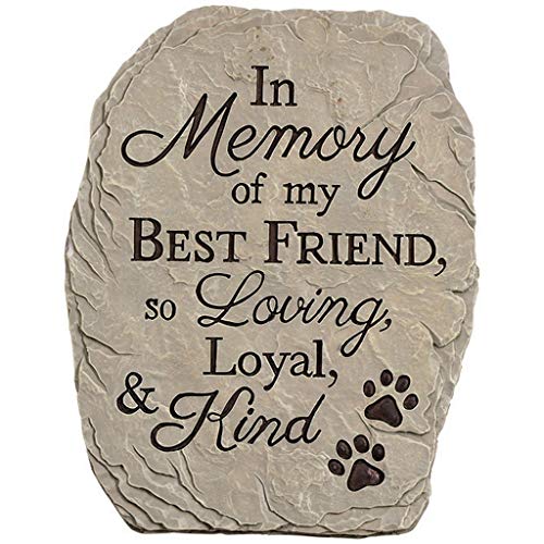 Carson Home Accents Resin Stepping Stone Plaque Memory Of Best Friend