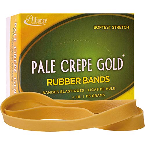 Pens Alliance Rubber Pale Crepe Gold Rubber Bands 