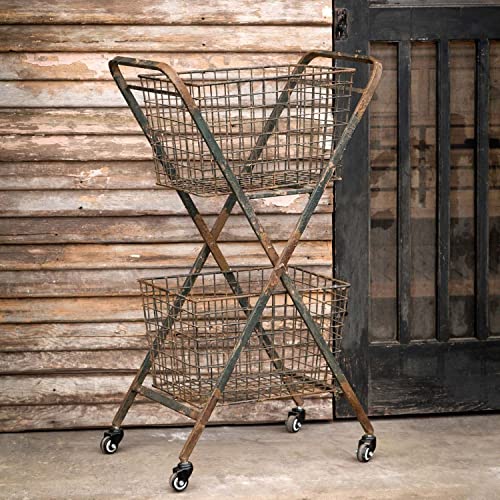 Park Hill Collections ECM80449 Color & Finish: Distressed Black Paint Finish, 37.5- inch Height