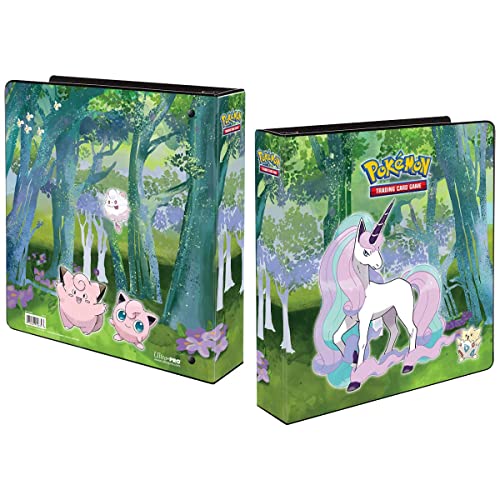 Ultra Pro Gallery Series Enchanted Glade 2" Album for Pokemon - Protect Your Gaming Cards In a Vibrant Full-Art Cover Binder While On The Move and Always Be Ready For Battle