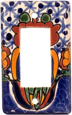 Fine Craft Imports Single Decora Turtle Talavera Switch Plate